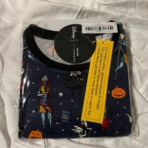 Little sleepies nightmare before Christmas two piece pajama set